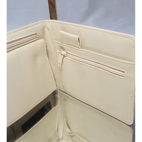 L.J.S Collection Wallet Purse Bag Handbag Beige Small - Picture 5 of 10